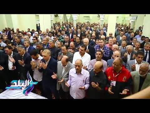 صدى البلد | نجوم الرياضة ووزراء يؤدون صلاة الجنازة على الراحل سمير زاهر