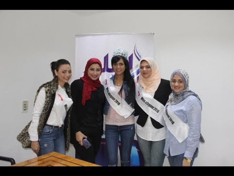 صدى البلد |  الوصيفة الثالثة لملكة الاناقة : هدفى التوعية ضد العنف الاسرى