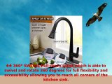 RAINMAX Kitchen sink faucet with Single Handle Oil Rubbed Bronze HighArch Dual Function