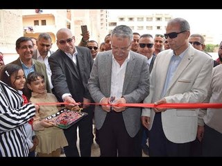 صدى البلد |  إفتتاح مدرسة تعليم اساسي ومبنيين إداريين ضمن العيد القومي بالمنيا