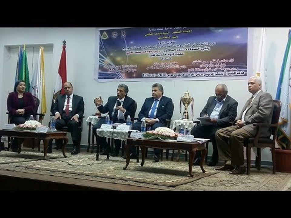 صدى البلد | القاضى فى ندوة " المشروعات القومية بهندسة شبرا " على الشباب أن يدافع عن انجازات الوطن