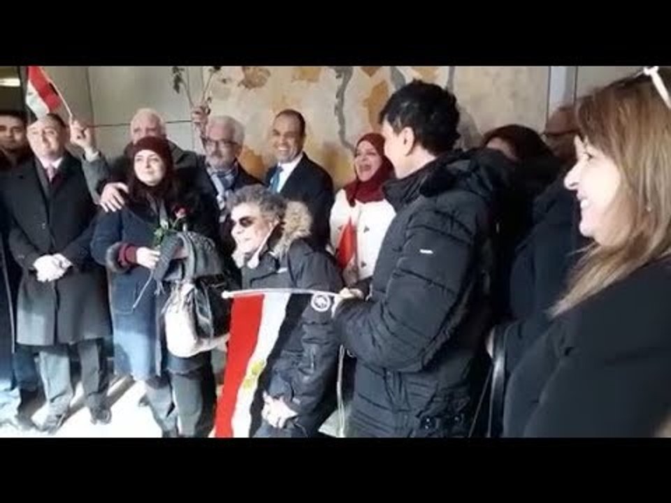 صدى البلد | مصرية فى المانيا تطلق الزغاريد أثناء الإدلاء بصوتها فى انتخابات الرئاسة
