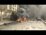 صدى البلد | اللقطات الأولى لحادث انفجار الاسكندرية اليوم