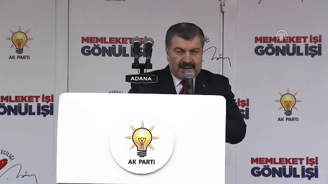 Sağlık Bakanı Koca: 'Daha güçlü bir Türkiye için hep birlikte çalışacağız' - ADANA