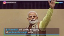 NDA likely to win 264 seats, 141 for UPA in Lok Sabha election: Opinion poll