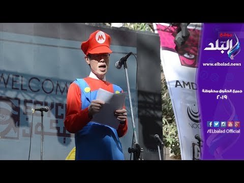 صدى البلد | السفير اليابانى يتقمص شخصية ماريو في الجامعة الأمريكية