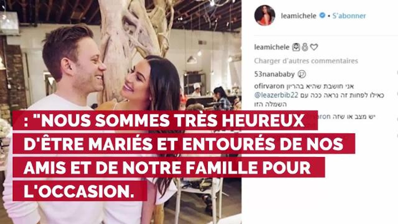 PHOTO. Lea Michele : la star de Glee s'est mariée à Zandy Reich