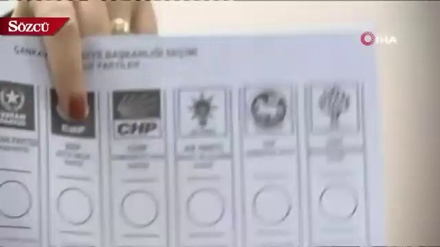 İşte yerel seçimde kullanılacak oy pusulası