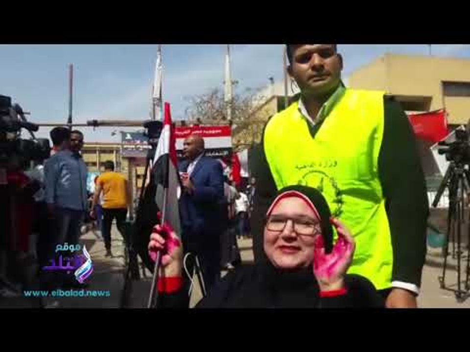 صدى البلد | الانتخابات الرئاسية 2018 .. ناخبة ق...