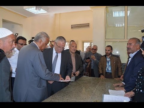 صدى البلد |محافظ المنيا يضع حجر اساس مجمع مصالح سمالوط بـ 35 مليون