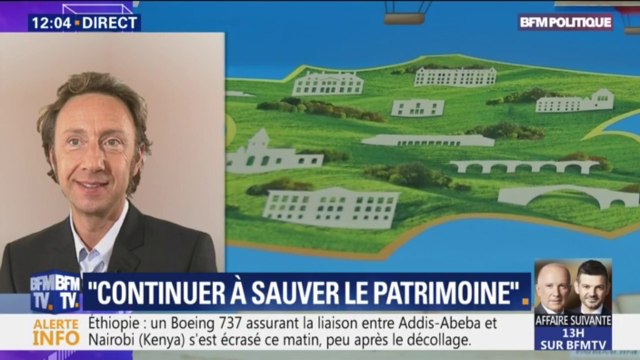Stéphane Bern sur un 2e loto du patrimoine: Ce n'est pas en un an qu'on peut sauver les monuments en péril
