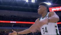 Giannis double-double inspires Bucks win