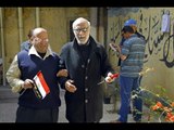 انتخابات مصر 2018 :  مسن على «كرسي متحرك»: «صوتي للسيسي.. واللي جاي أحلى»