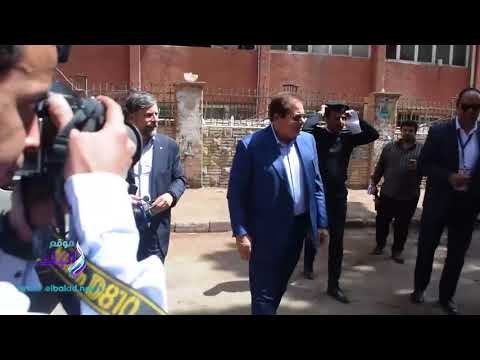 صدى البلد | أبوالعينين ووفد من الاتحاد الاوروبى يتفقدون كلية فنون جميلة بجاردن سيتى