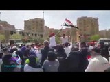 صدى البلد |  الناخبون يرفعون علم مصر ويرقصون على نغمات 