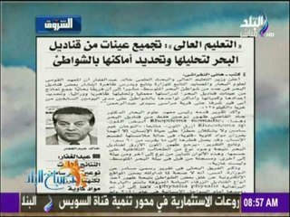 وزير التعليم العالي : تجميع عينات من قناديل البحر وتحليلها وتحديد أماكنها بالشواطئ