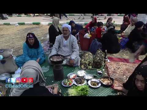 صدى البلد | مواطنون يتناولون الفسيخ والرنجة فى القناطر