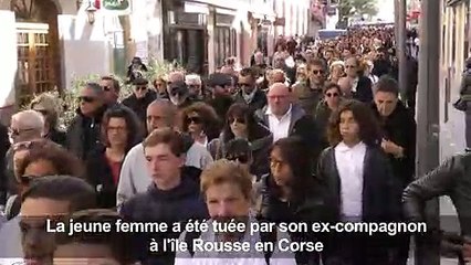 En Corse, marche blanche pour Julie, victime de féminicide