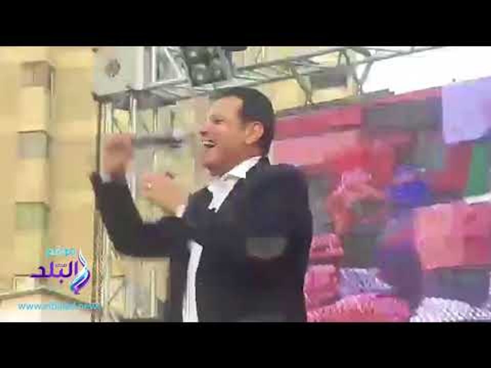 صدى البلد - نتائج انتخابات الرئاسة| خالد بيومى يشعل حفل الشرقية بأغنية "السيسي دا رئيسي"