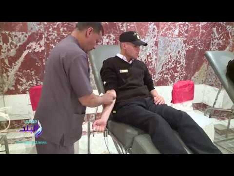 صدى البلد | أكاديمية الشرطة تنظم حمله للتبرع بالدم