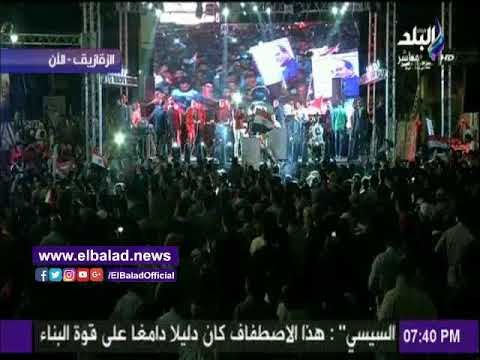 صدى البلد |شاهد.. صور السيسي ترفرف في سماء الشرقية إحتفالاً بفوزه بولاية ثانية