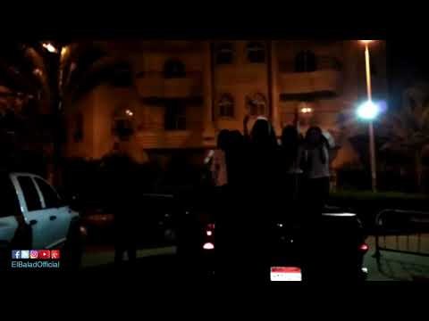 صدى البلد | أهالى المعادى يحتفلون بفوز السيسى على انغام الاغانى الوطنية