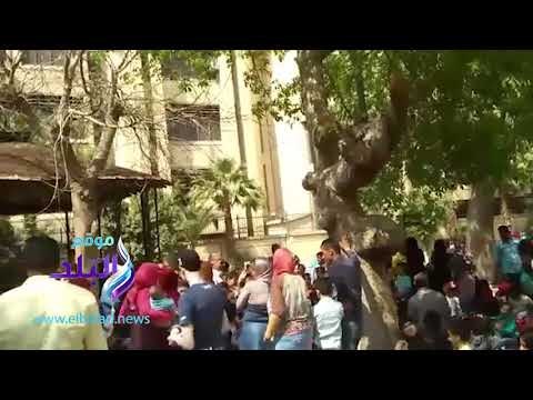 صدى البلد |أفراح شعبية بحديقة الحيوان احتفالا بشم النسيم