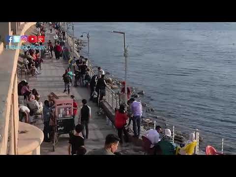 صدى البلد | المراكب النيلية تستقبل المحتفلين بشم النسيم من أمام ماسبيرو