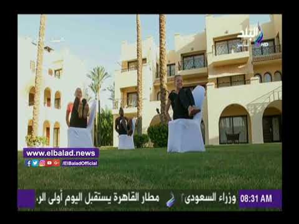 صدى البلد | تمارين صباحية للبطن والخصر باستخدام...