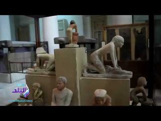 صدى البلد | "احكي يا تاريخ".. صانع الجعة وطاحن القمح أبرز مهن الخدم بالمتحف المصري