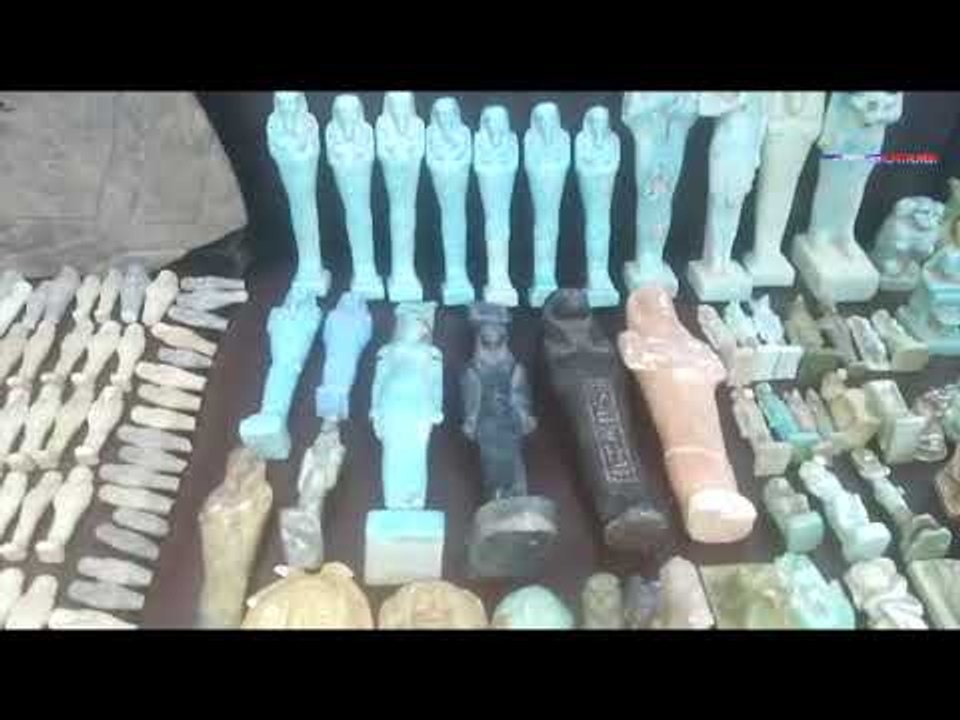 صدى البلد | ضبط 353 قطعة أثرية بحوزه شخص بالمنيا