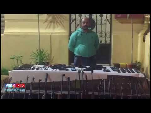 صدى البلد | ضبط صاحب ورشة بالدقهلية وبحوزته ترسانة اسلحة