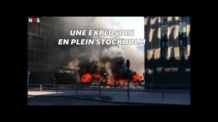 En plein Stockholm, les images impressionnantes de l’explosion d’un bus