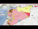 صدى البلد | خريطة أهداف العدوان الثلاثى على سوريا