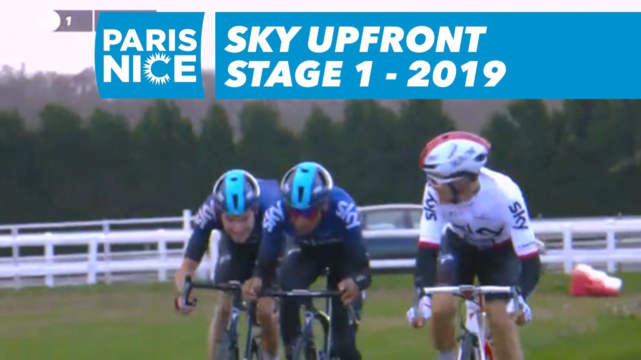 Glad Sølv Medfølelse Sky Upfront - Étape 1 / Stage 1 - Paris-Nice 2019 - Vidéo Dailymotion