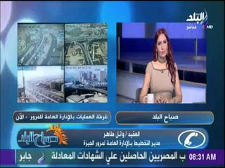 صباح البلد - شاهد الحالة المرورية في ظِل الموجه الحارة على مصر