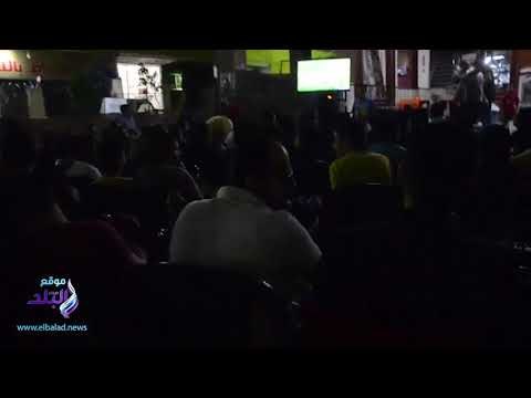 صدى البلد | فرحة جماهير الزمالك على مقاهي وسط البلد بعد الهدف الأول