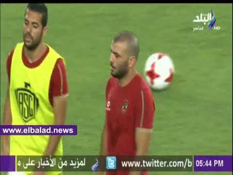 صدى البلد | عماد متعب بقميص الأهلي في مهرجان اعتزال حسام غالي