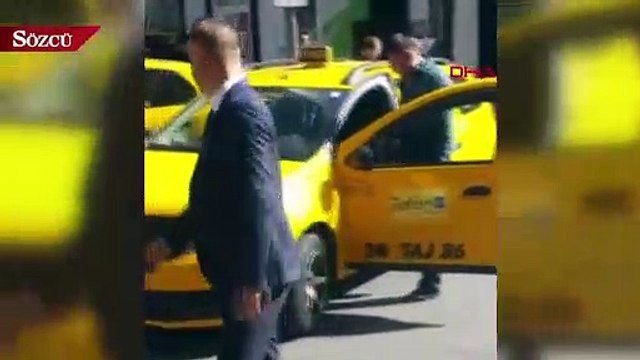 Çarptığı motosikletliye bıçak çekti