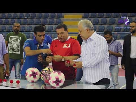 صدى البلد | أشرف زكى يشارك فى افتتاح الدورة الرمضانية فالكون باستاد القاهرة