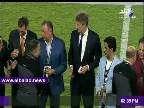 صدى البلد | أبو العينين يحيى البدرى فى مهرجان اعتزال حسام غالى