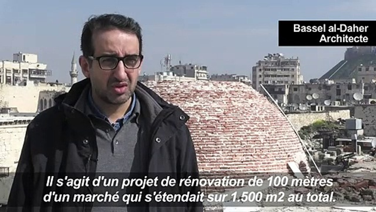 En Syrie, un vieux souk d'Alep reprend des couleurs