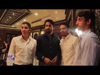 صدى البلد |  المعلم وصدقي ومنتخب الساجدين في عقد قران نجل شوقي غريب