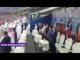 صدى البلد | وزير الرياضة و نجوم الكرة فى مباراة مصر الكويت