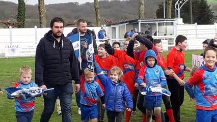 Tour de terrain de l'école de rugby
