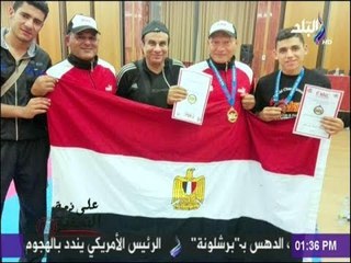 صلاح عزازى "بطل العالم فى الكيك بوكسينج " :«حققت حلمى برفع علم مصر»