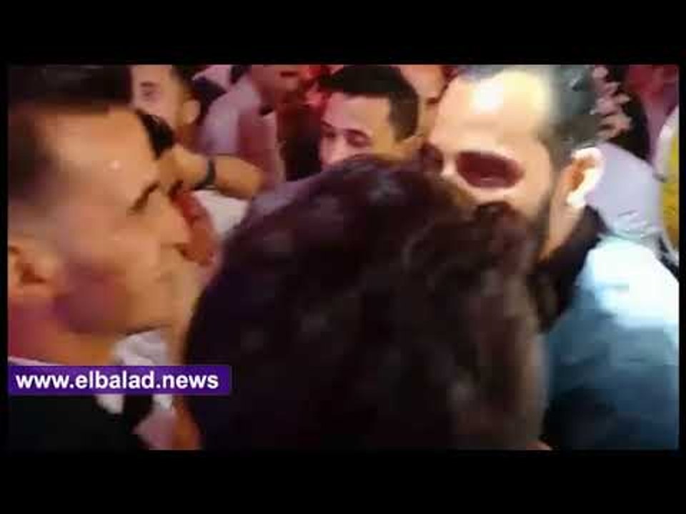 صدى البلد |«وصلة رقص» من جنش وعبدالله جمعة في زفاف «دونجا» الزمالك