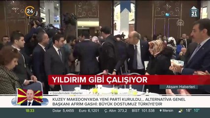 Binali Yıldırım seçim çalışmalarına devam ediyor