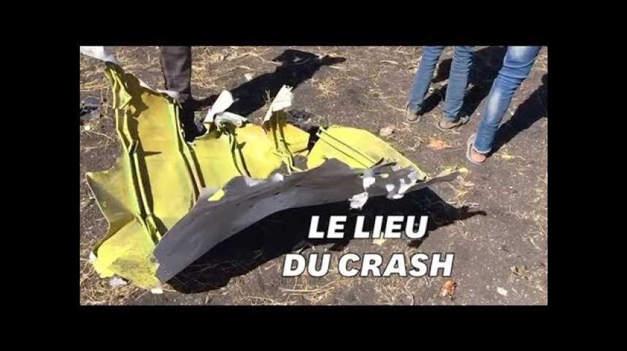 Ethiopian Airlines: les images du site du crash de l'avion