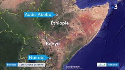 Éthiopie : un avion s'écrase avec 157 personnes à son bord